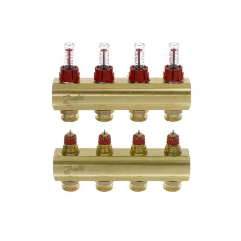 Колектор Danfoss 088U0524 FHF 4+4