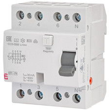 УЗО ETI 3P+N EFI6-P4 40/0,03 A 6кА (2061662)