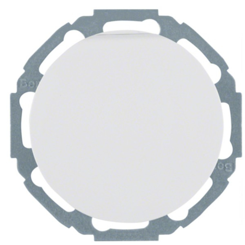 Розетка Berker 47442089 serie 1930 | R.classic із заземленням та з кришкою (полярна білизна)
