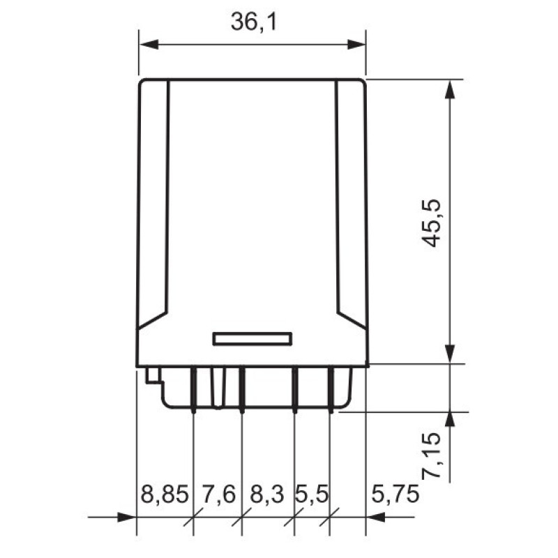Электромеханическое реле ETI 002473060 RERM3-230AC 3p (16A AC1 250V AC)