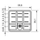 Электромеханическое реле ETI 002473060 RERM3-230AC 3p (16A AC1 250V AC)