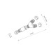 Соединитель Nowodvorski 8846 Waterproof Connector IP68 черный