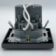 Розетка EL-BI VEGA антрацит матовый 1-я с/з + 2USB (Type C+A) 2A ( 510-016700-334 )