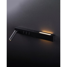 Бра, настенный светильник MJ-Light MJ15021 L-Vadud LED 1+2x15W 3000K IP20 черный