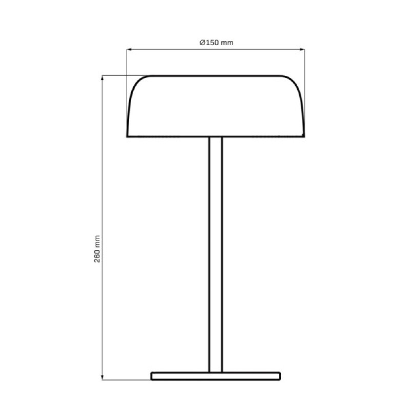 Світильник вуличний портативний Goldlux 329912 Trypolis LED 1x2W 2700K 180Lm IP44 чорний