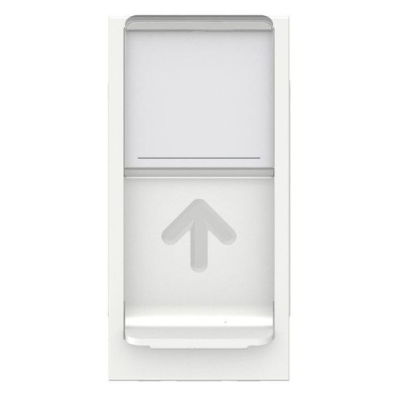 Накладка для розетки RJ45 Schneider Electric NU941018 з полем для напису 1М (біла)