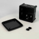 Коробка распределительная СКИМ K85B-0 88х88х52 черная IP54 ( B1102024 )