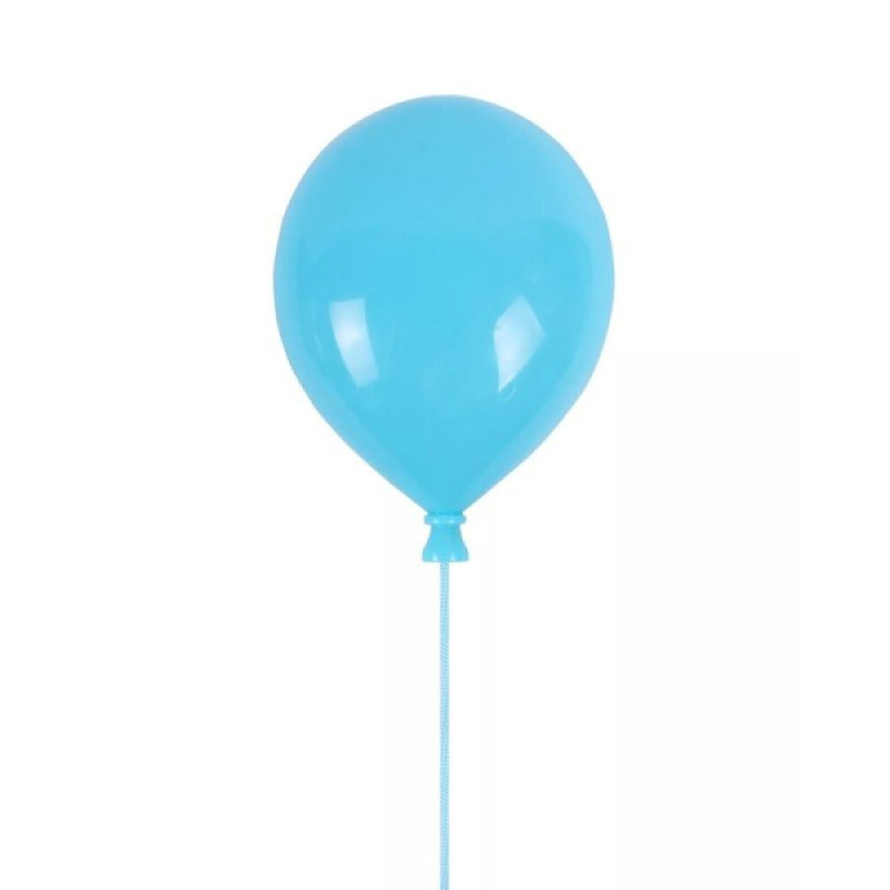 Бра, настінний світильник Zuma Line 5905316651159 Ballon LED 1x3W 6000K 44Lm IP20 блакитний