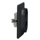 Двойная розетка Schneider Electric Sedna Design с заземлением и шторками черная SDD314221