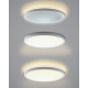 Потолочный светильник Italux PLF-63452-400R-36W-WH Corte LED 1x36W 2800K/4000K/6000K 3800Lm IP20 белый