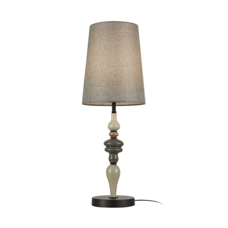 Настольная лампа Italux TB-22374A-BK Nerom E27 1x60W IP20 бежевая