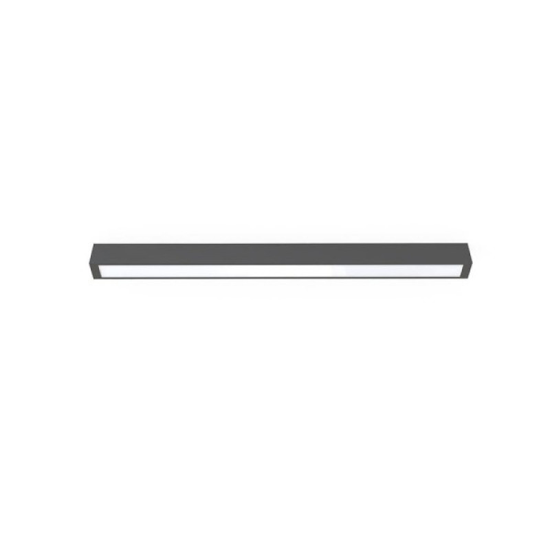 Потолочный светильник Nowodvorski 7553 Straight Ceiling LED T8LED 1x16W 3000K 2300Lm IP20 графитовый
