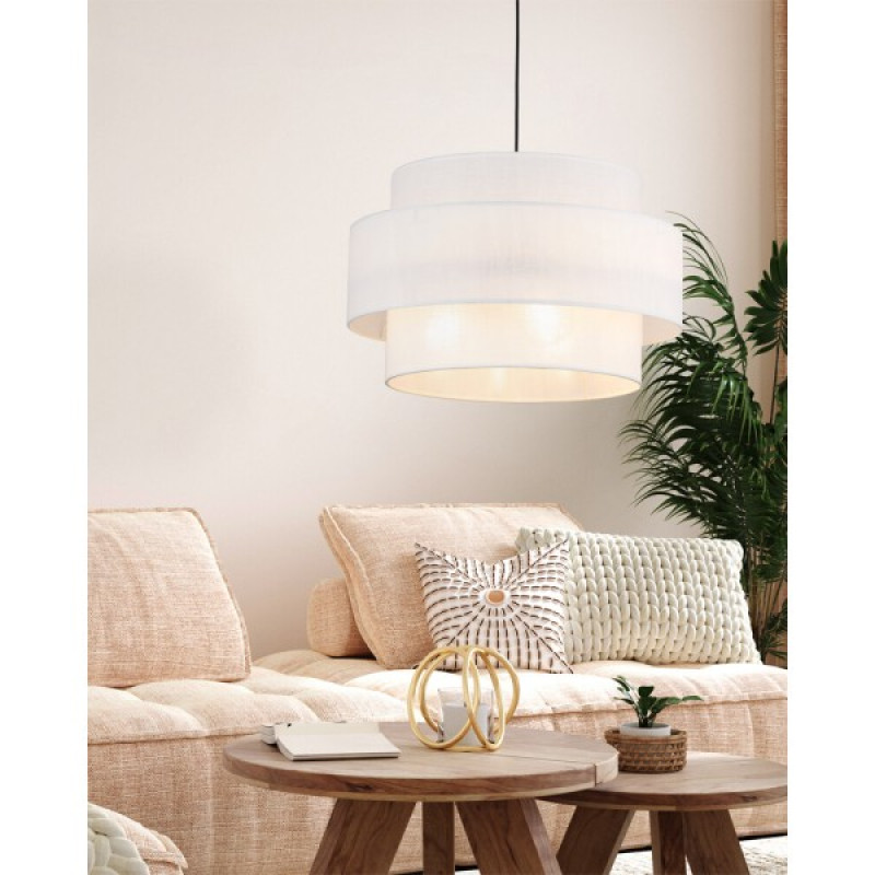 Підвісний світильник, люстра TK Lighting 5363 Calisto E27 3x15W IP20 білий