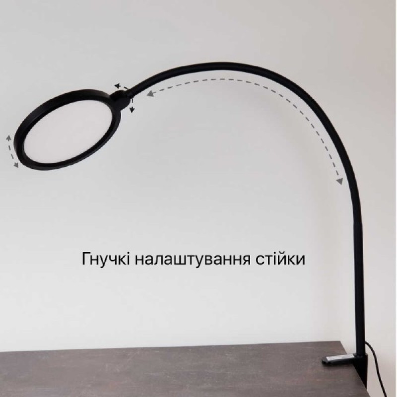 Світильник настільний LED FLEX 10W 3000-6500К чорний Violux ( 541101 )