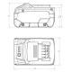 Набор аккумуляторов Metabo LiHD 5,5Ач 2шт ASC 145 (685122000)