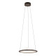 Підвісний світильник, люстра Italux PND-58038-26W-3K Baret LED 1x26W 3000K 900Lm IP20 коричневий