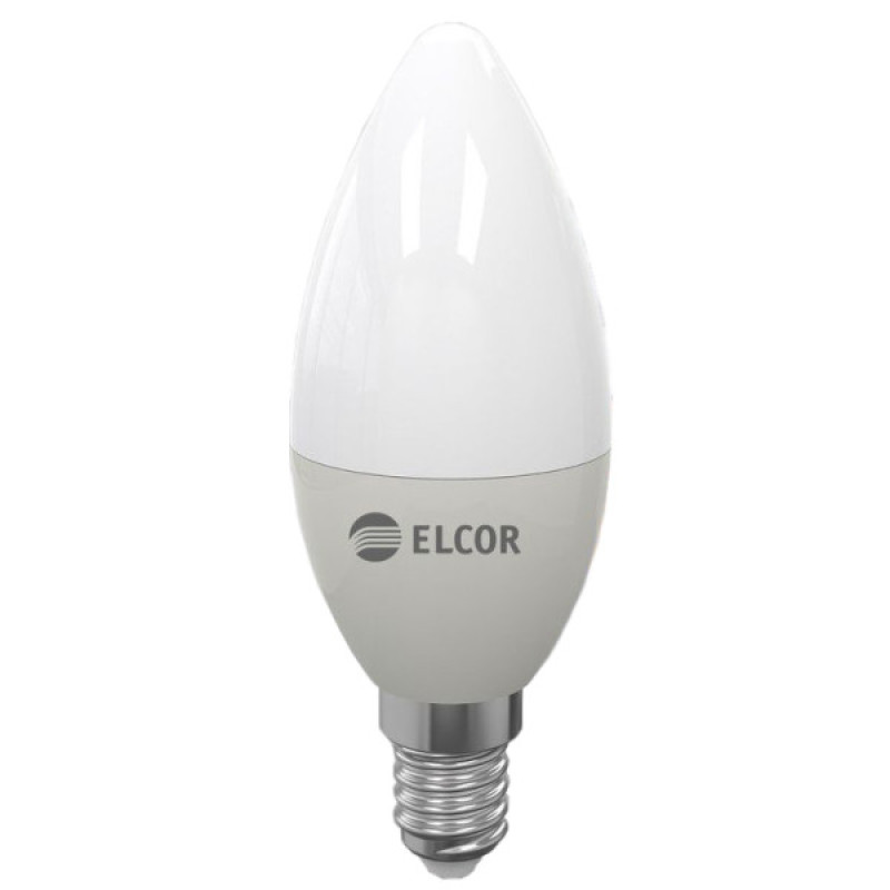 Светодиодная лампа Elcor 534317 Е14 С37 9Вт 4200К