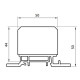 Распределительный блок ETI 001102415 EDBM-4/PE (192А 3x4-70)