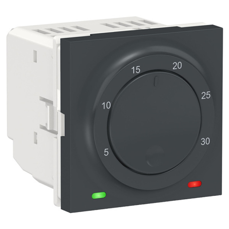 Термостат Schneider Electric NU350354 для теплої підлоги 10А (антрацит)