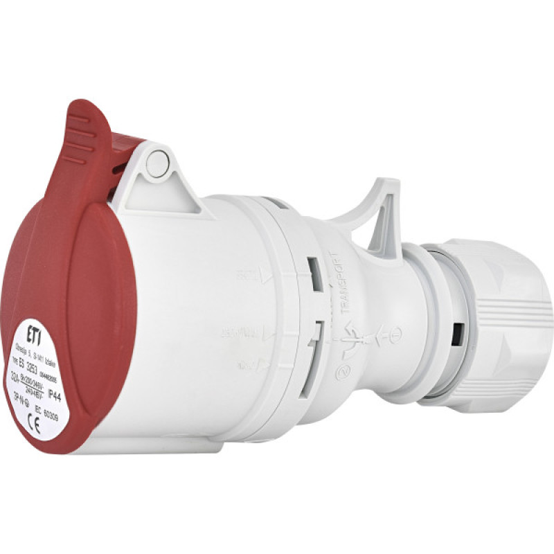 Кабельный силовой разъем ETI 004482005 ES-3253 IP44 (32A 400V 3P+N+PE)