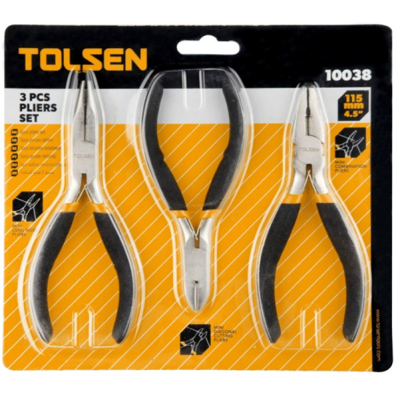 Набор мини-инструмента Tolsen (10038) (3шт)