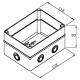 Наружная коробка Elektro Plast Carbo-Box-158x118x80 (0229-00) IP55