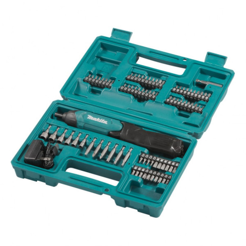 Аккумуляторный шуруповерт Makita DF001DW с комплектом принадлежностей