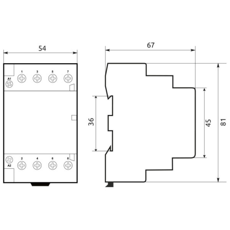 Магнітний пускач Promfactor MCF3 63A 4NC 24В (MCF36304024)