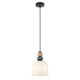 Подвесной светильник, люстра Italux PND-36573-1C-BK-WH Bonata E27 1x40W IP20 разноцветный