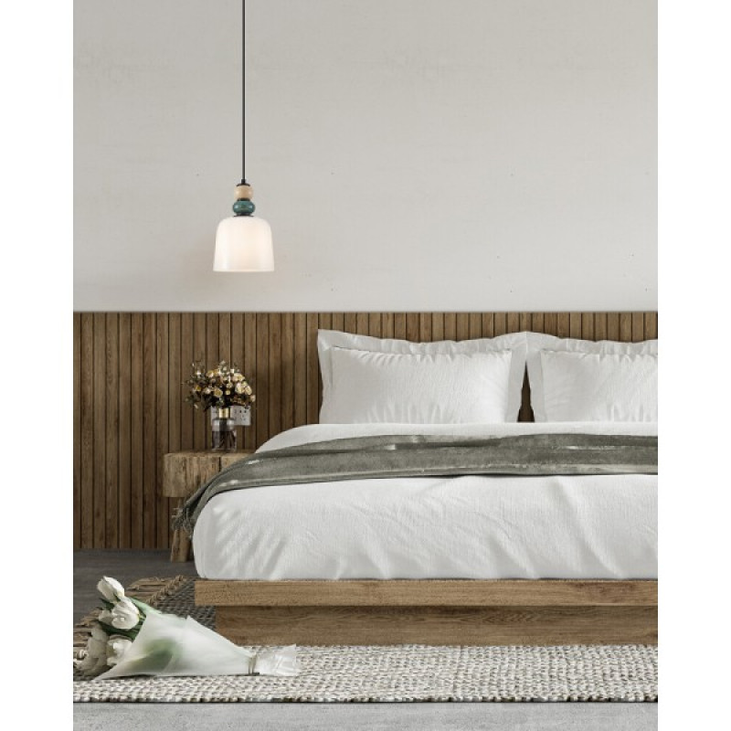 Подвесной светильник, люстра Italux PND-36573-1C-BK-WH Bonata E27 1x40W IP20 разноцветный