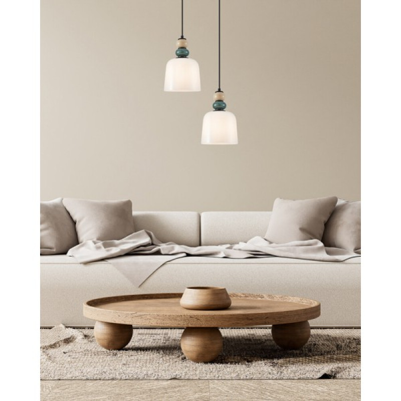 Подвесной светильник, люстра Italux PND-36573-1C-BK-WH Bonata E27 1x40W IP20 разноцветный