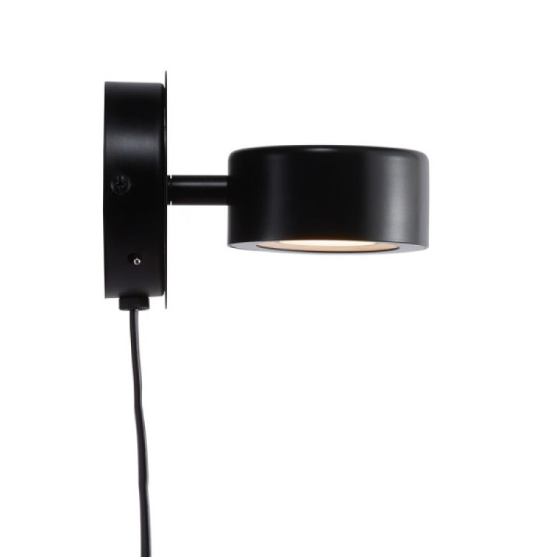 Бра, настенный светильник Nordlux 2010821003 Clyde LED 1x4W 2700K 350Lm IP20 черный