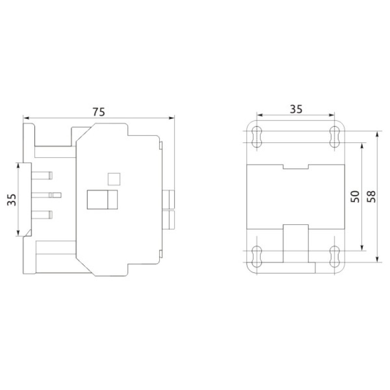 Контактор Promfactor FC-1/6А 1NO AC230В (FC10006230)