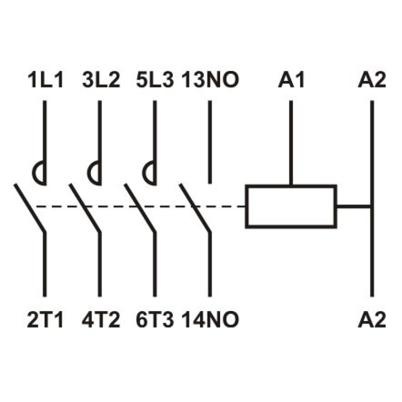 Контактор Promfactor FC-1/6А 1NO AC230В (FC10006230)