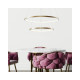 Подвесной светильник Zuma Line 18140GD-2 Breno Led 2x50W 3000K/4000K/6000K 2500Lm IP20 Gold