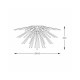 Люстра Zuma Line C0454-06Q-F7AA Urchin G9 6x42W IP20