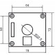 Одномісний пост керування Promfactor FP5-BOX1W3 з кнопкою "START"