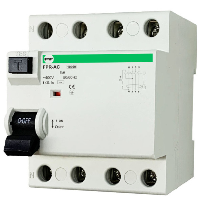 Устройство защитного отключения Promfactor FPR-AC 20А/0,03A 4P АС (FPR4020030AC)