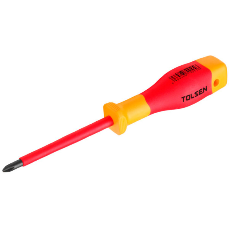 Диэлектрическая крестовая отвертка Tolsen (V30403) VDE PH 3х150мм Premium