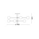 Люстра Ideal Lux 273709 Cosmopolitan G9 12x15W IP20 чорна