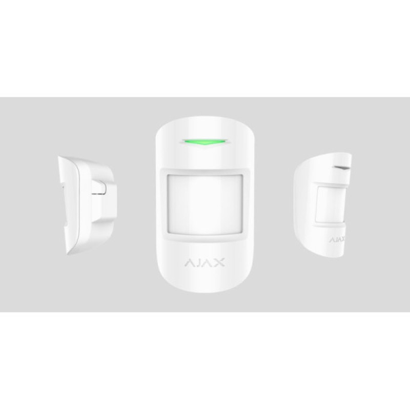 Беспроводной датчик выявления движения Ajax 1151 MotionProtect Plus white (PIR-сенсор и микроволновой датчик)