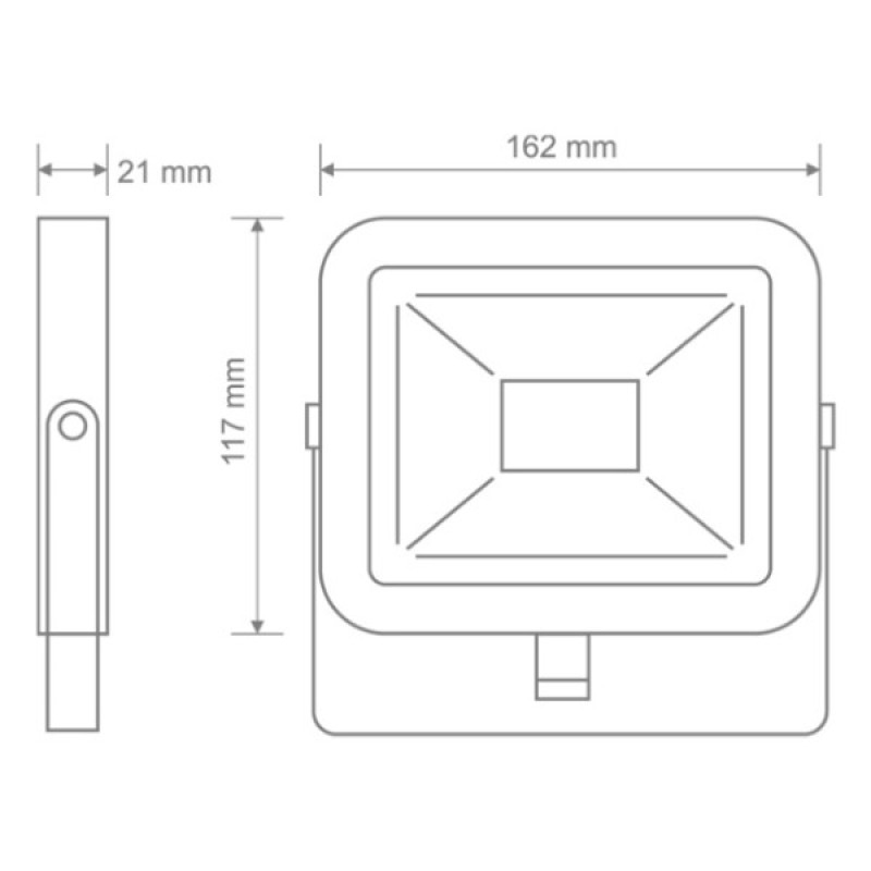 LED прожектор Maxus FL-02 20Вт 5000K (1-MFL-02-2050)