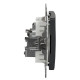 Конечная TV-розетка 4 дБ Schneider Electric Sedna Design & Elements черная SDD114471