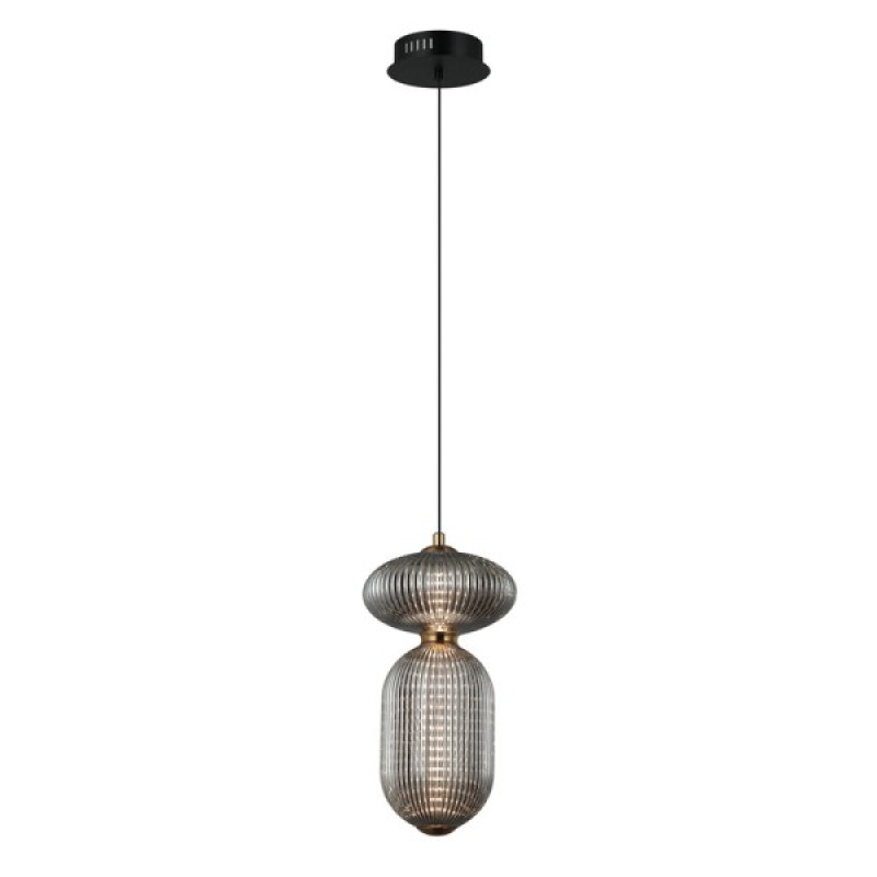 Підвісний світильник, люстра Italux PND-8545-2A-AB-SG Nico LED 2x11W 3000K 294Lm IP20 димчастий
