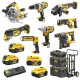 Набір з восьми інструментів DeWALT DCK856P4 XR Li-lon 18В 4х5Аг
