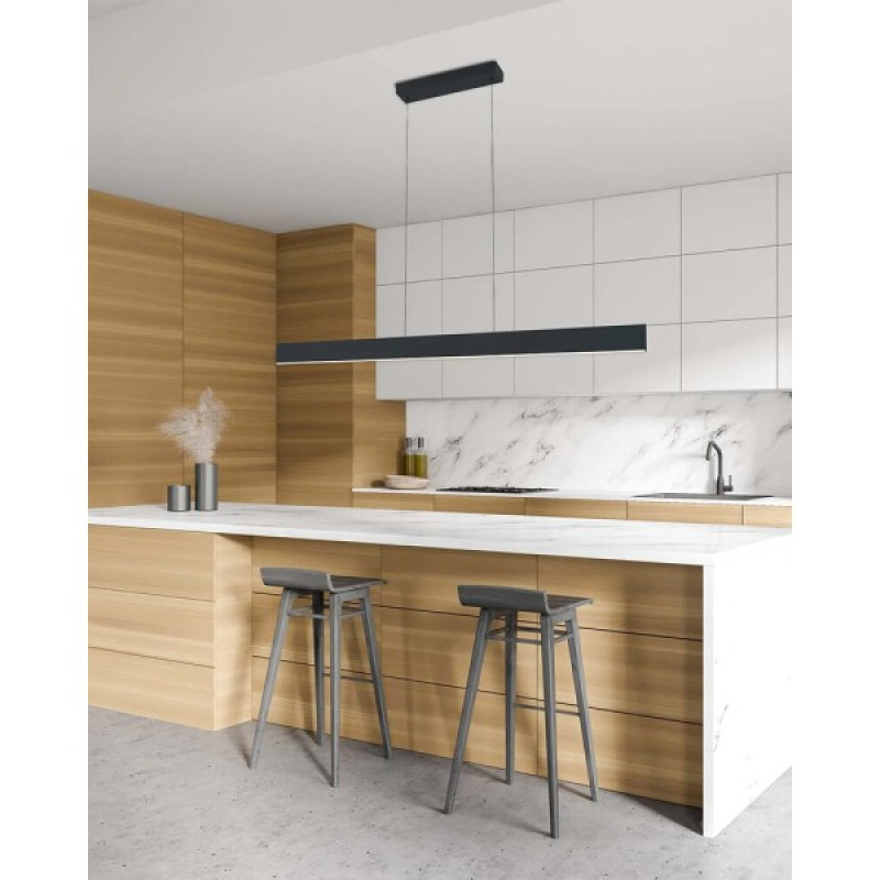 Підвісний світильник, люстра Goldlux 333834 Bernadetta LED 1x20W 4000K 2500Lm IP20 чорний
