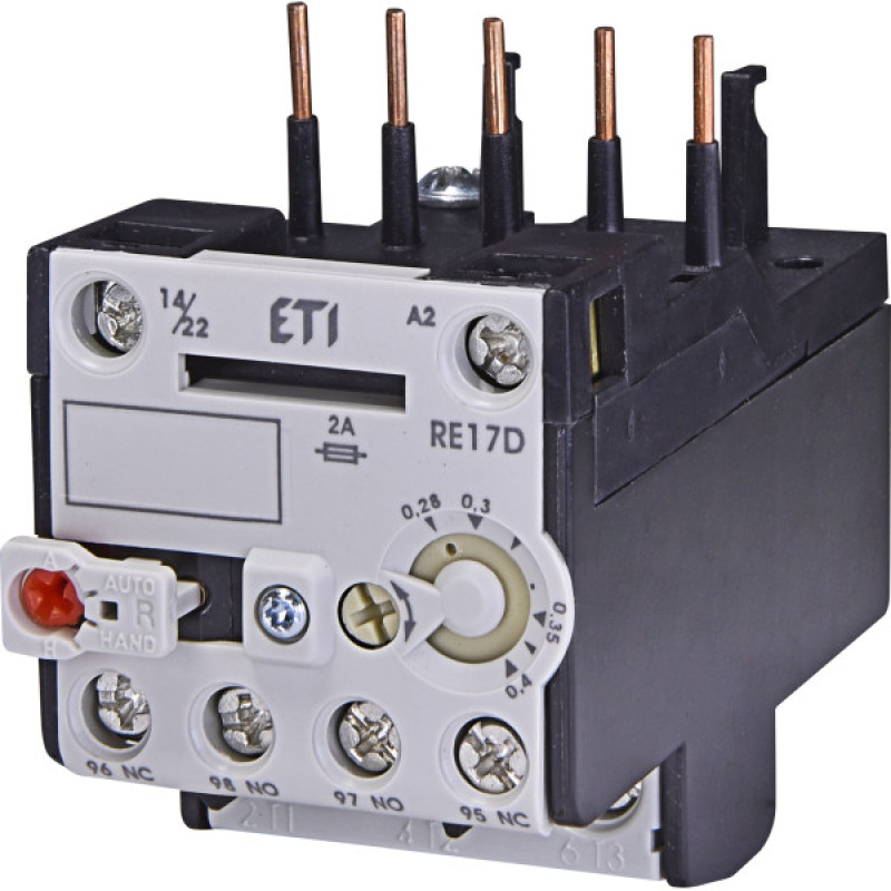 Тепловое реле ETI 004641400 RE 17D-0.4 (0.28-0.4A) (для CE, CAE, CE17)