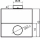 Одномісний пост керування Promfactor FP4-BOX1W4 з металевою кнопкою "STOP"