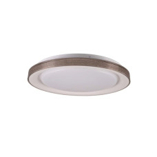 Люстра с пультом светодиодная, потолочный светильник Goldlux 331878 Grazyna LED 1x48W 3000K/4000K/6000K 5300Lm IP44 серая