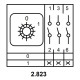 Пакетний перемикач Аско-Укрем ПКП Е9 2.832 A0110010004 (1-0-2 2 полюси)